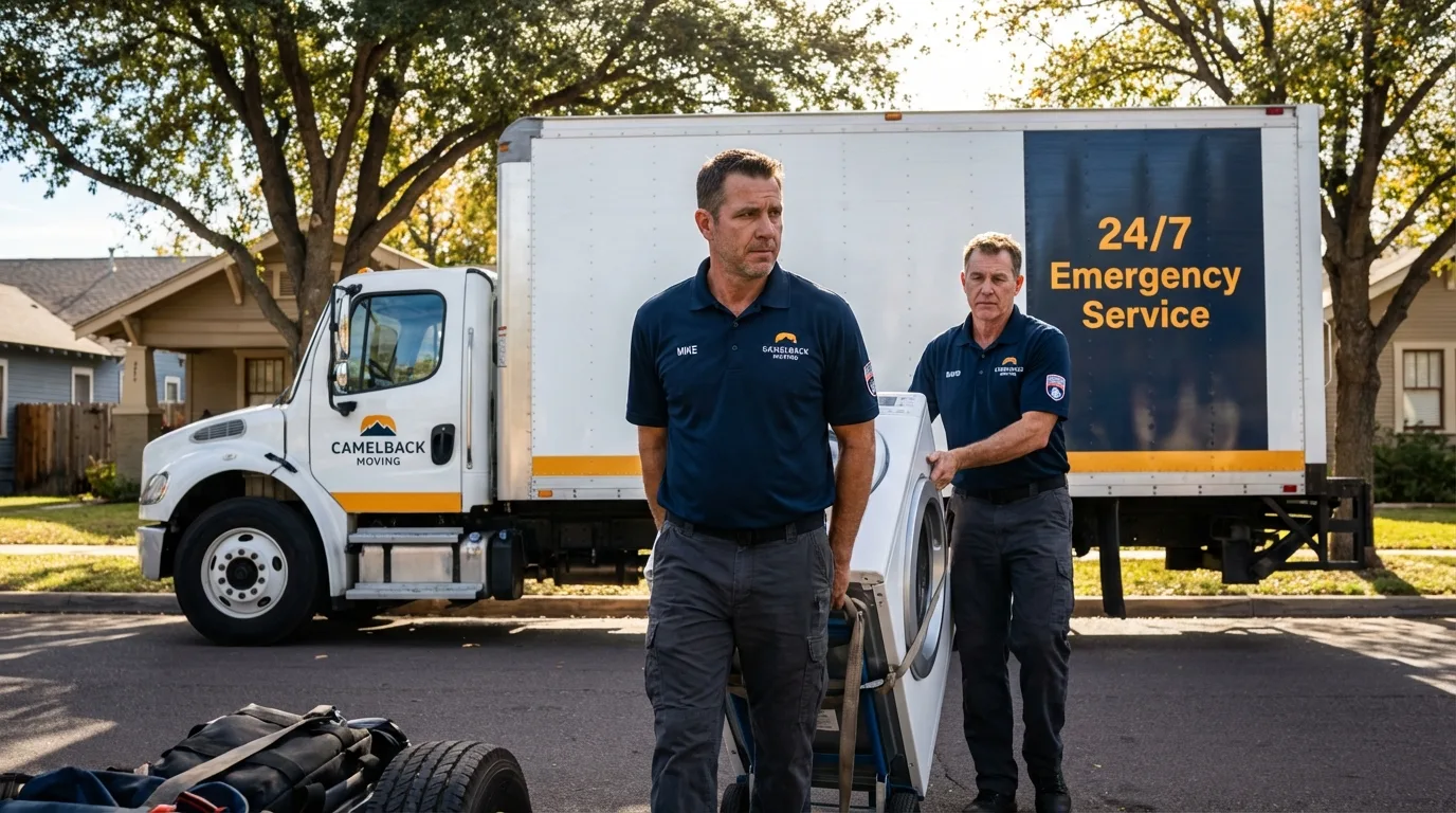 CamelBack Moving crew loading furniture in North Myrtle Beach, SC